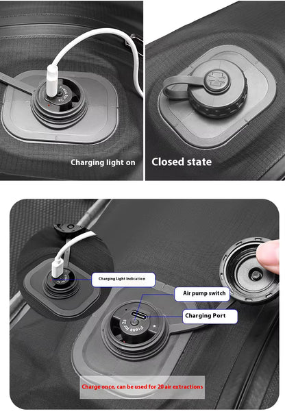 Vacuum Compression Bag with Built-In USB-C Pump