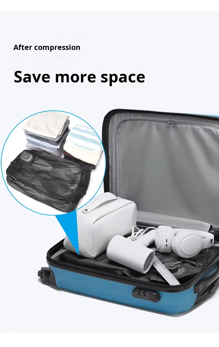 Vacuum Compression Bag with Built-In USB-C Pump