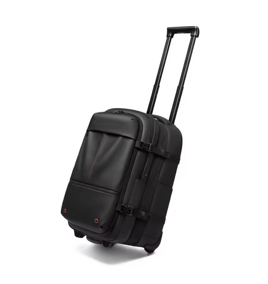 Travel backpack with wheels