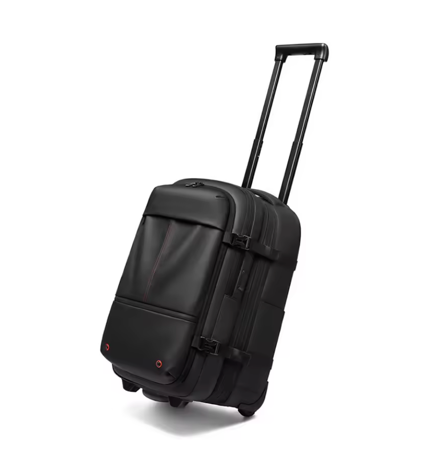 Travel backpack with wheels 