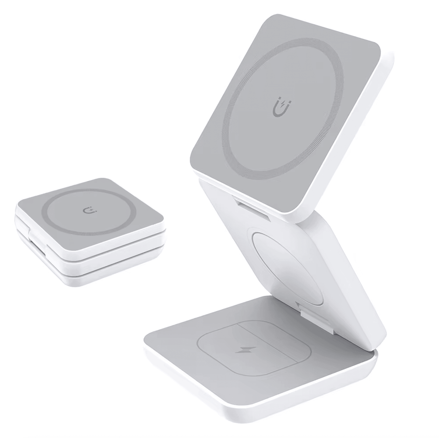 Alepeak 3-in-1 Foldable Magnetic Wireless Charging Stand