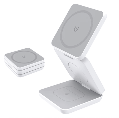 Alepeak 3-in-1 Foldable Magnetic Wireless Charging Stand